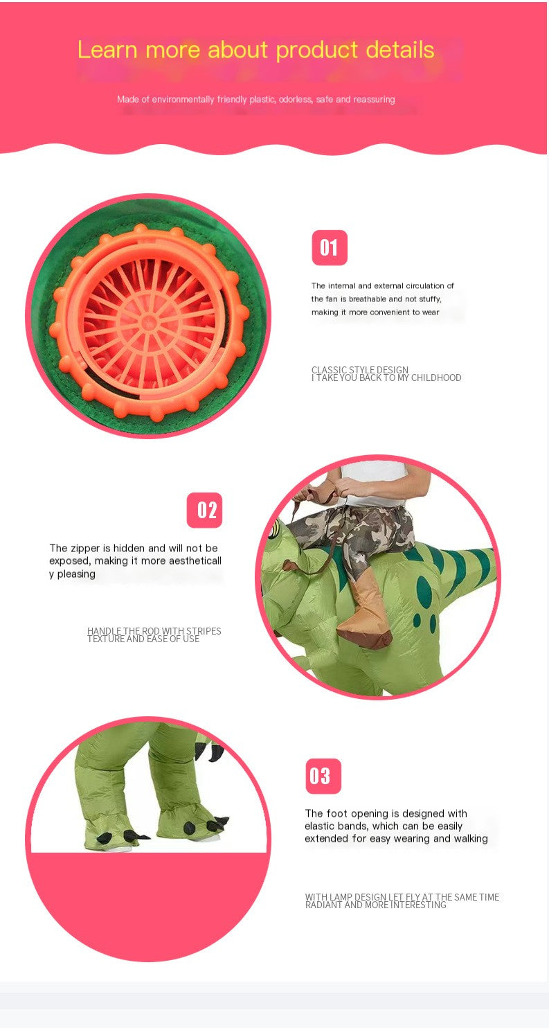 Kids Inflatable T-Rex Costume